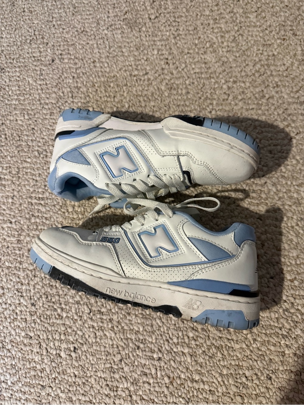 New Balance 550 Pastel Blue Sneakers